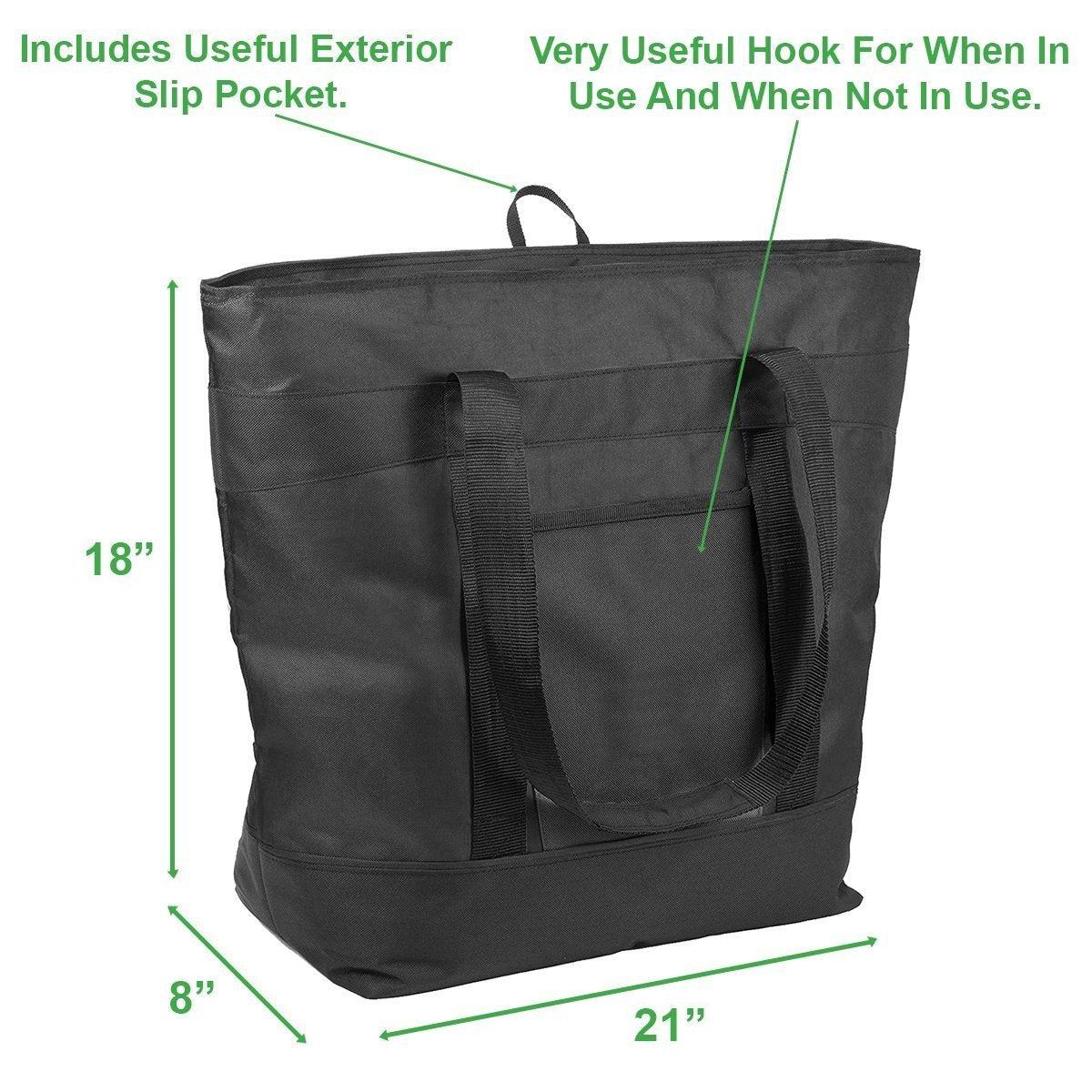 Lebogner Insulated Grocery Bag - X-Large 10 Gallon, Premium Quality for Travel and Picnics