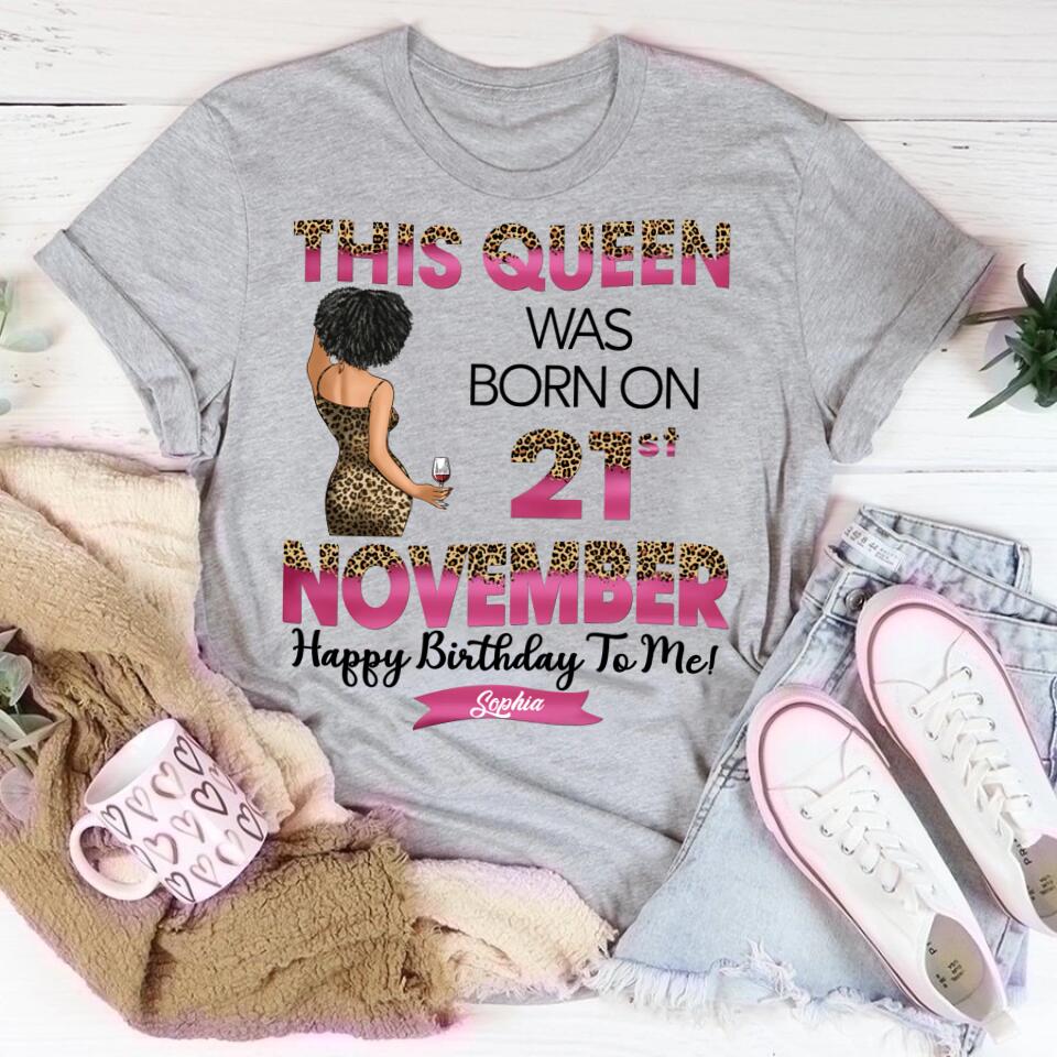 Elegant November Birthday Shirt for Women, Celebrate Your Special Day