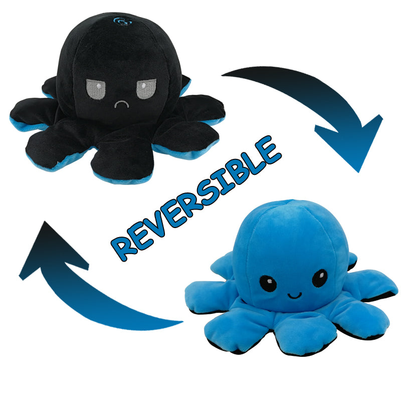 Cuddly Reversible Octopus Plush - Double the Fun!