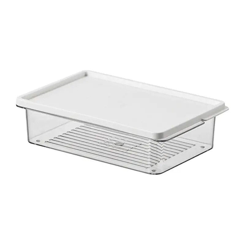 Eco-Friendly Modern Plastic Bread Box with Lid for Kitchen Storage