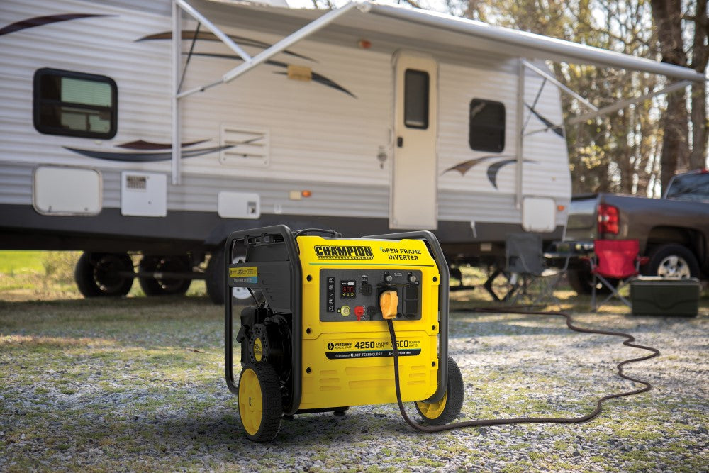 Champion Power Equipment 4250-Watt Open Frame Inverter Generator with Quiet Technology and Remote Start