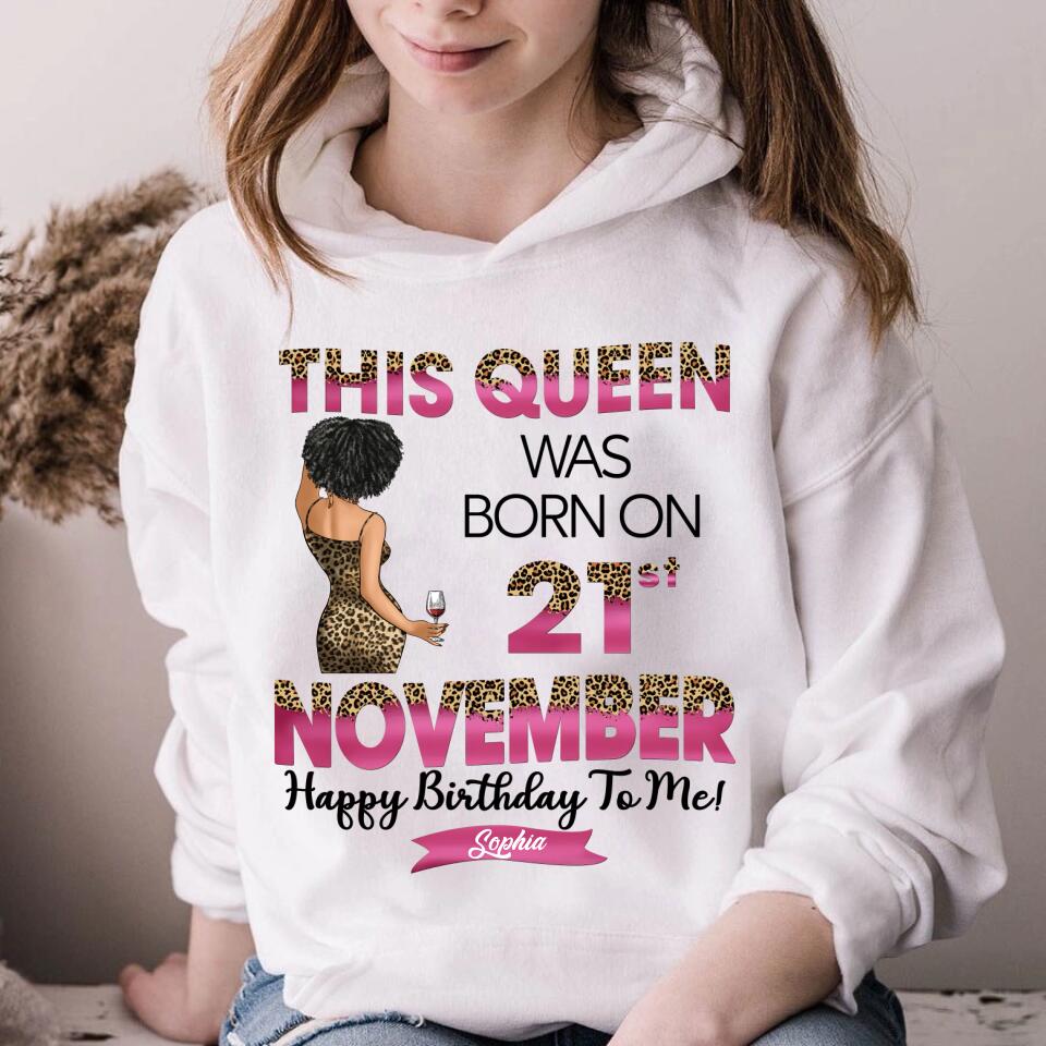 Elegant November Birthday Shirt for Women, Celebrate Your Special Day