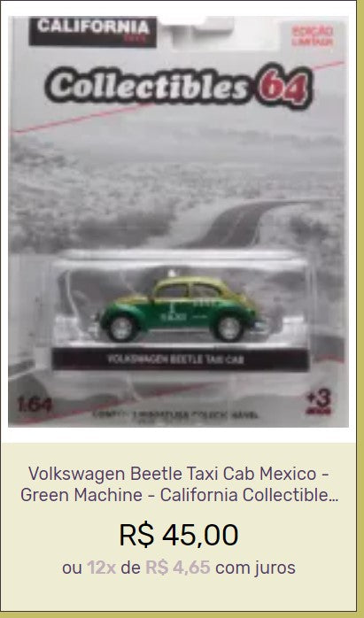 Vintage Cars Collection - VW Fusca 12-Unit Set