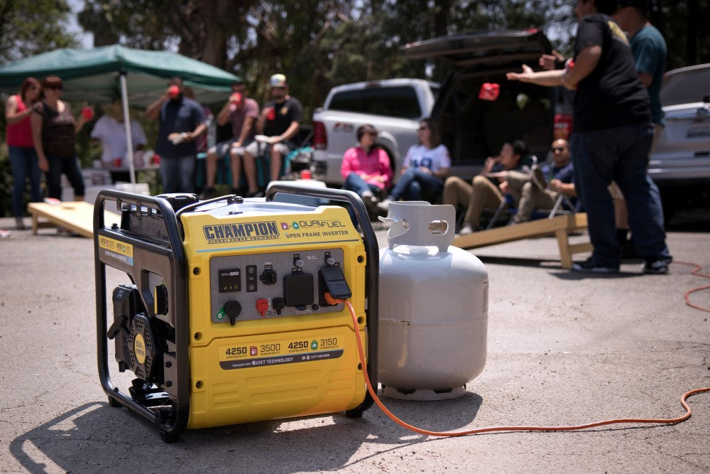 Champion Power Equipment 4250-Watt Dual Fuel Inverter Generator with Quiet Technology