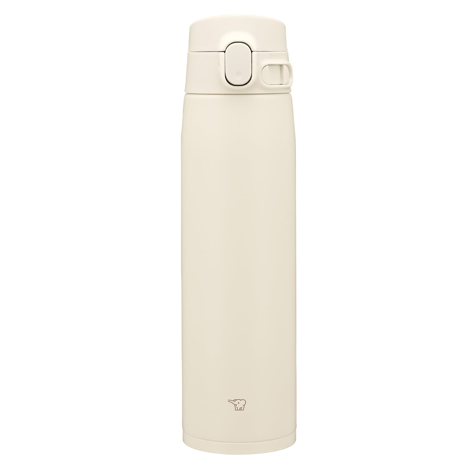 Zojirushi 720ml Sand Beige Stainless Steel Water Bottle with One-Touch Operation