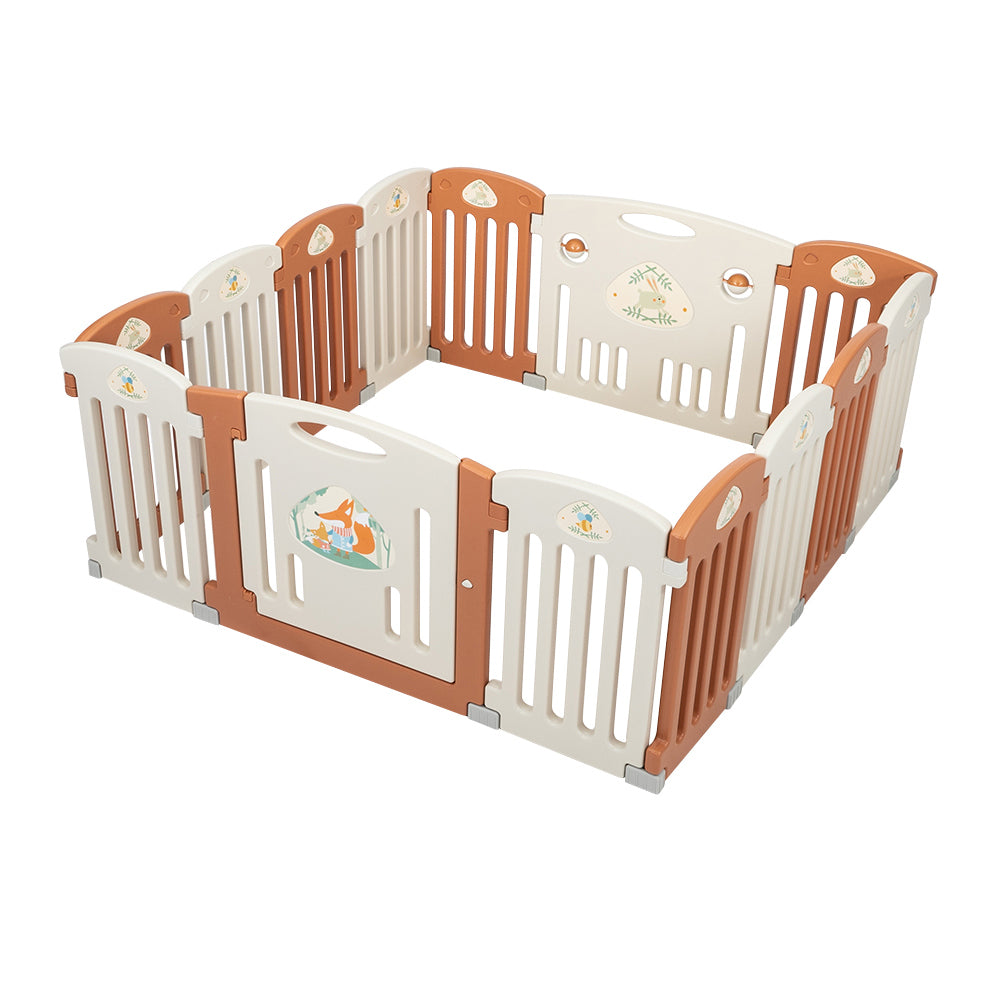 Sukko Playpen with Rubber Base for Safe Baby Play
