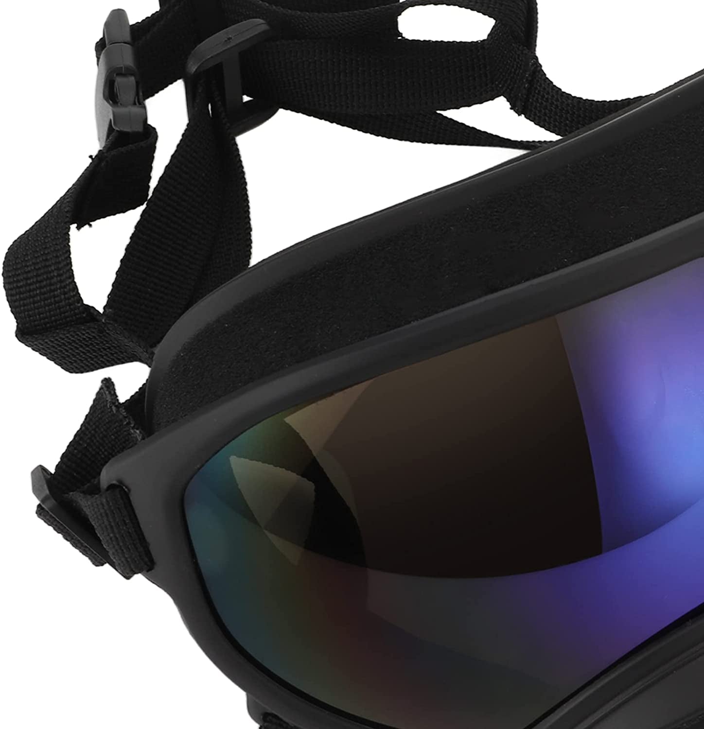 Premium UV-Blocking Dog Sunglasses with Adjustable Strap for Outdoor Protection