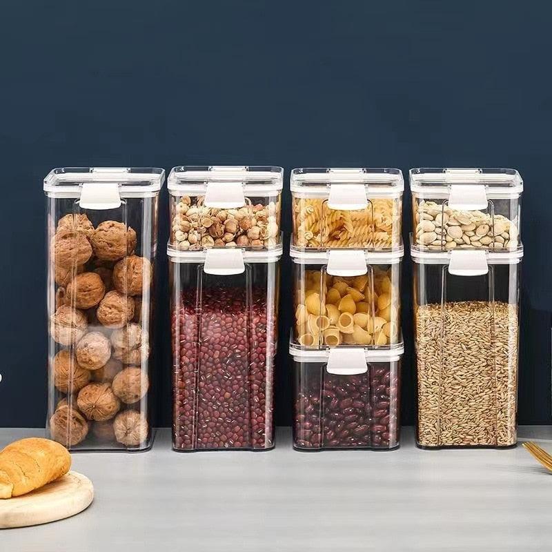 Premium Sealed Plastic Food Storage Boxes for Cereal, Candy, and More