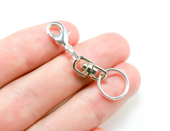 Silver Dragonfly Clip-On Charm, Perfect for Gifts
