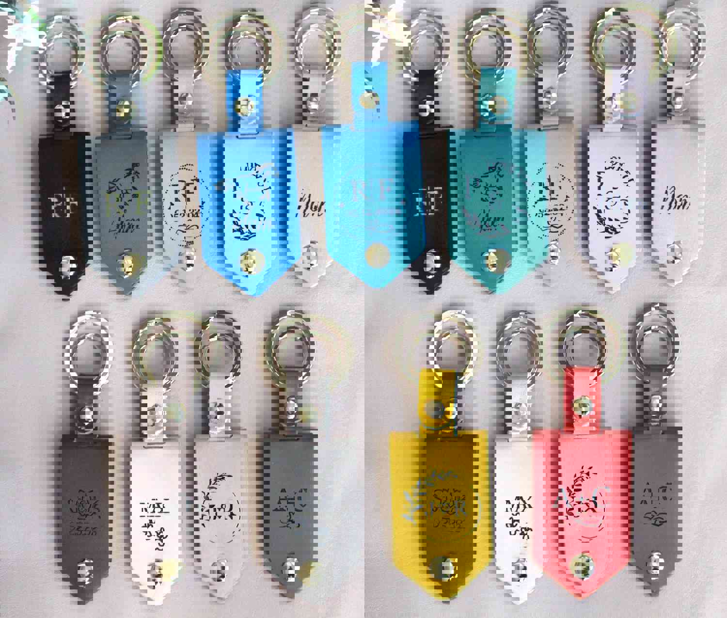 Custom Engraved Photo Keychain for Men - Perfect Anniversary, Birthday, or Christmas Gift