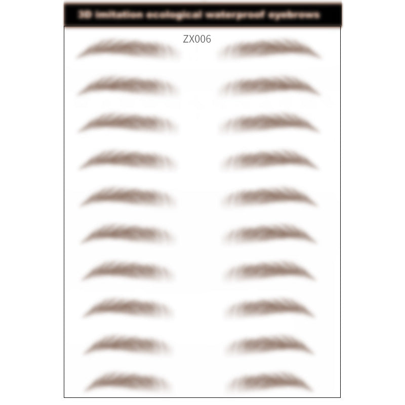 4D Imitation Eyebrow Tattoos - Natural Look, Easy Application
