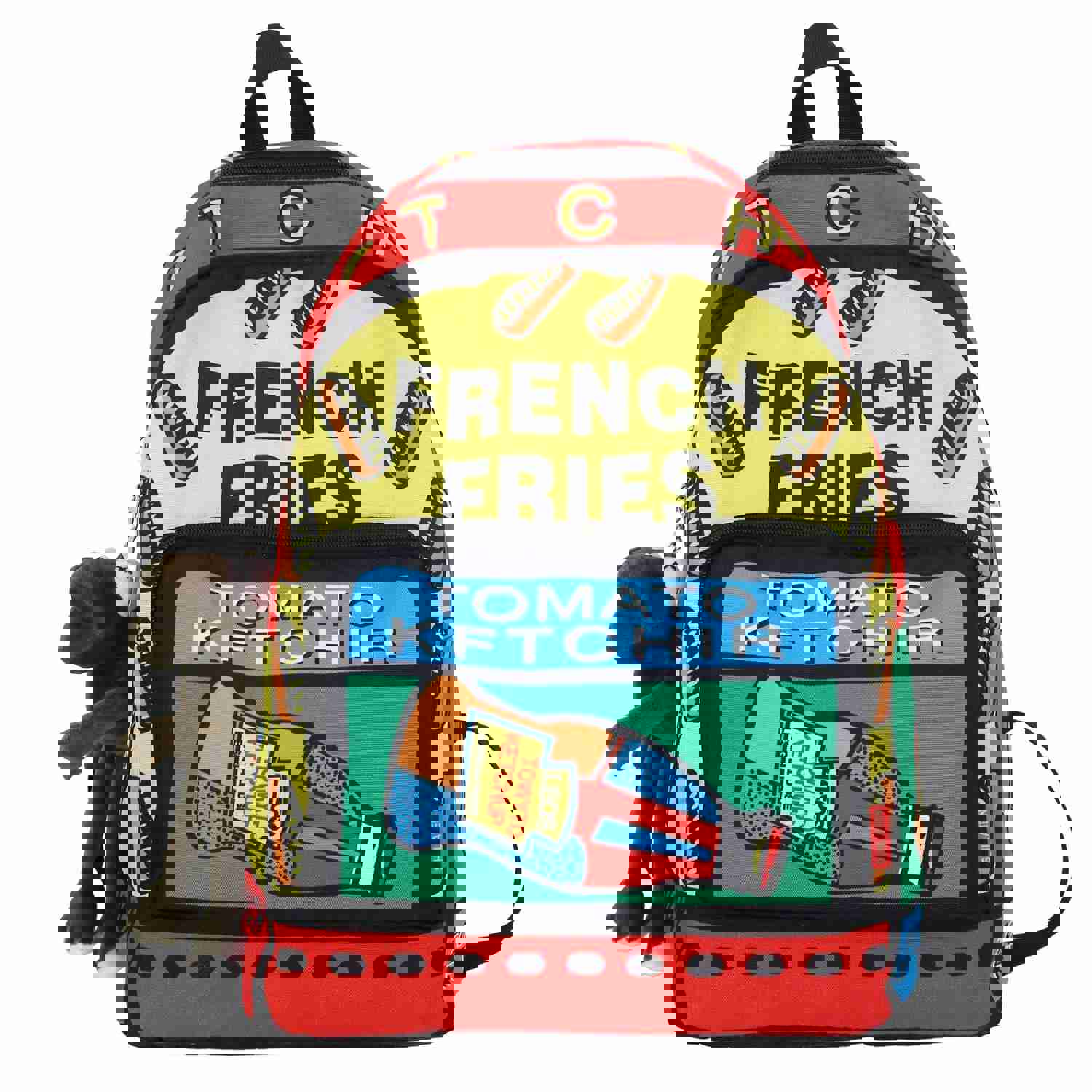 Stylish Large Capacity Canvas Backpack with Air Pillow Belt