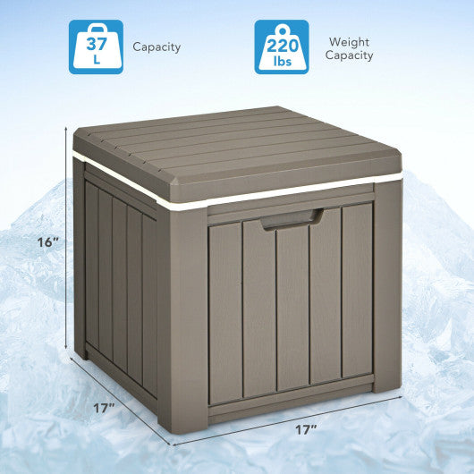 Portable 10 Gallon Ice Cooler with Multi-Function for Outdoor Adventures