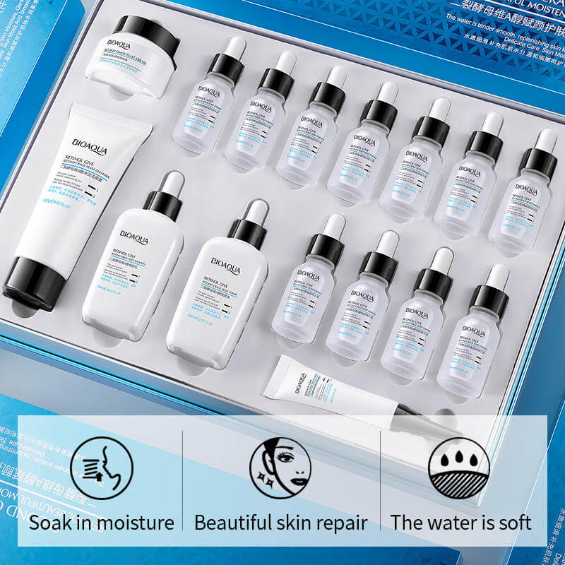 Rejuvenating Vitamin A Skincare Set - 16pcs