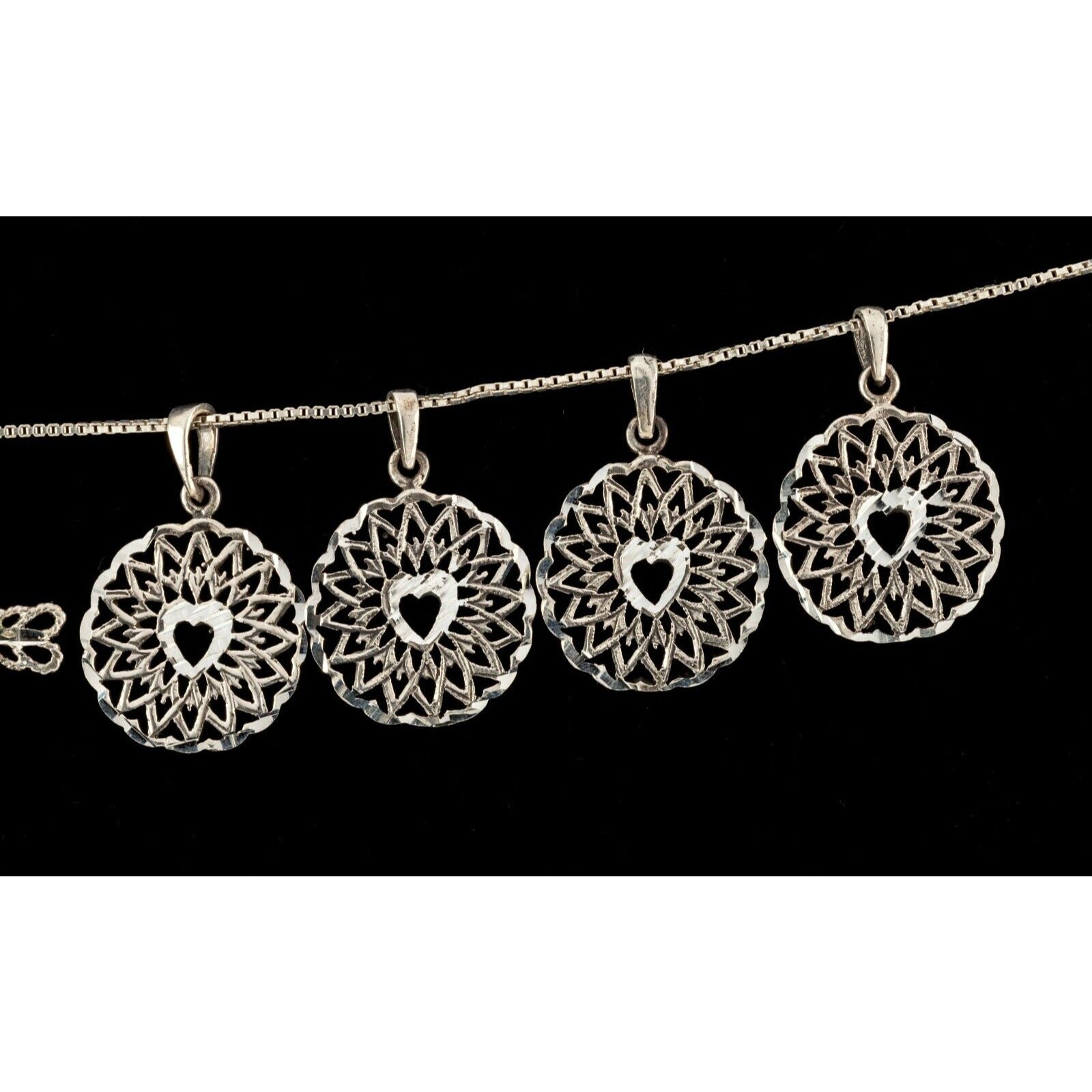 Exquisite Sterling Silver Celtic, Heart, Cross & Snowflake Pendant Collection