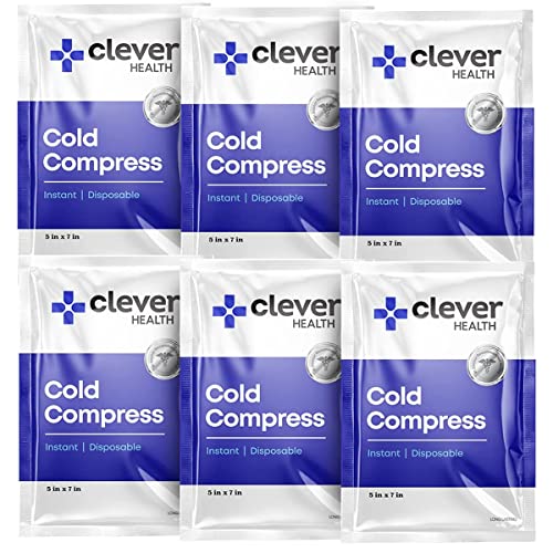 Multipurpose Instant Cold Packs - 6 Pack, 5x7 Inches