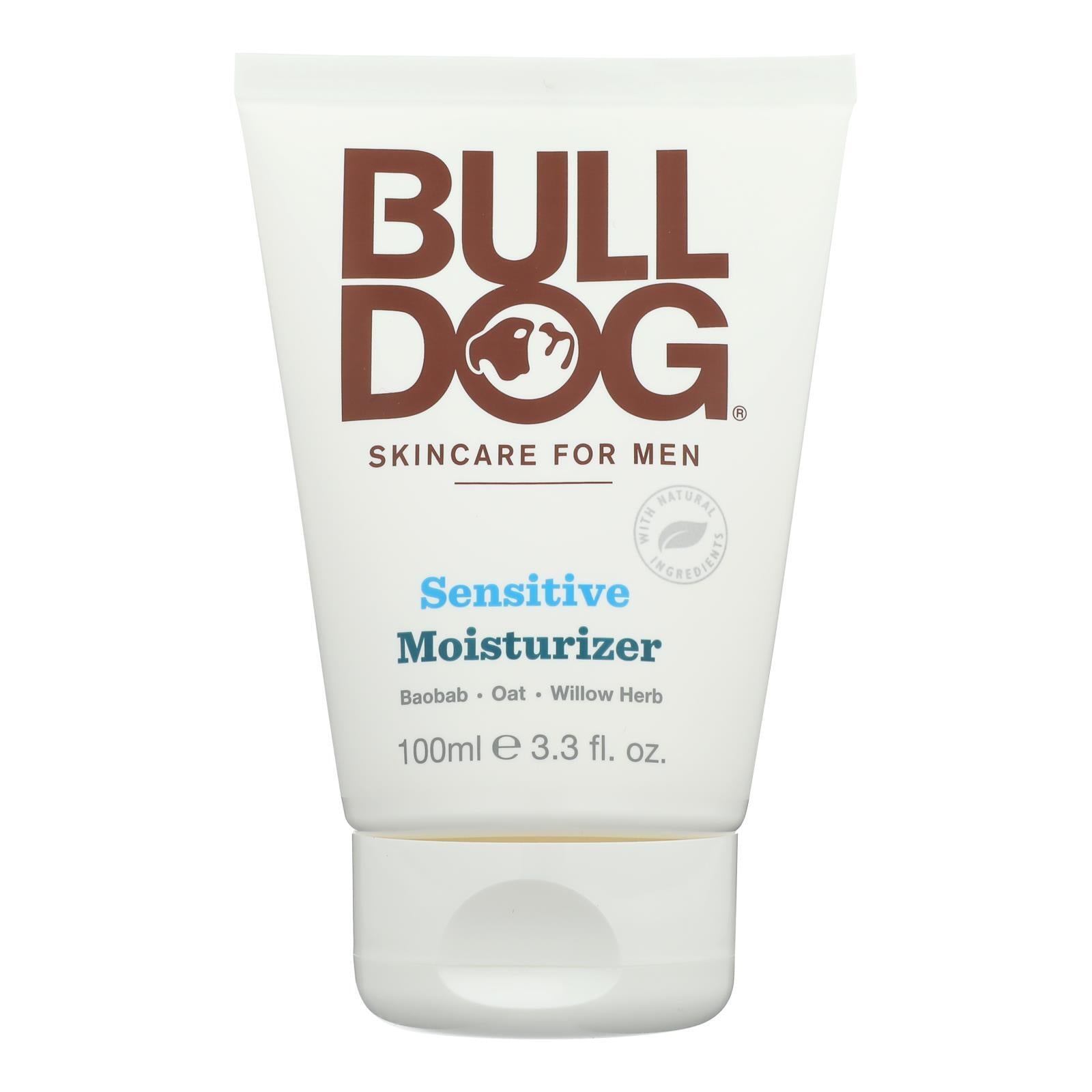 Bulldog Men's Sensitive Skin Moisturizer, 3.3 fl oz