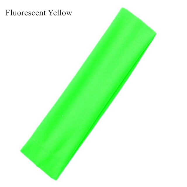 Multicolor Elastic Yoga Headbands for Women