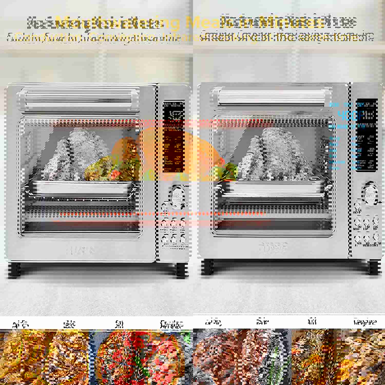 Bravo 12-in-1 Digital Toaster Oven, Convection & Air Fryer