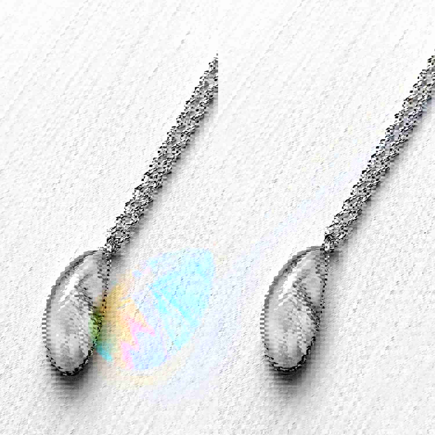 Handcrafted Artwork Pendant Necklace Set