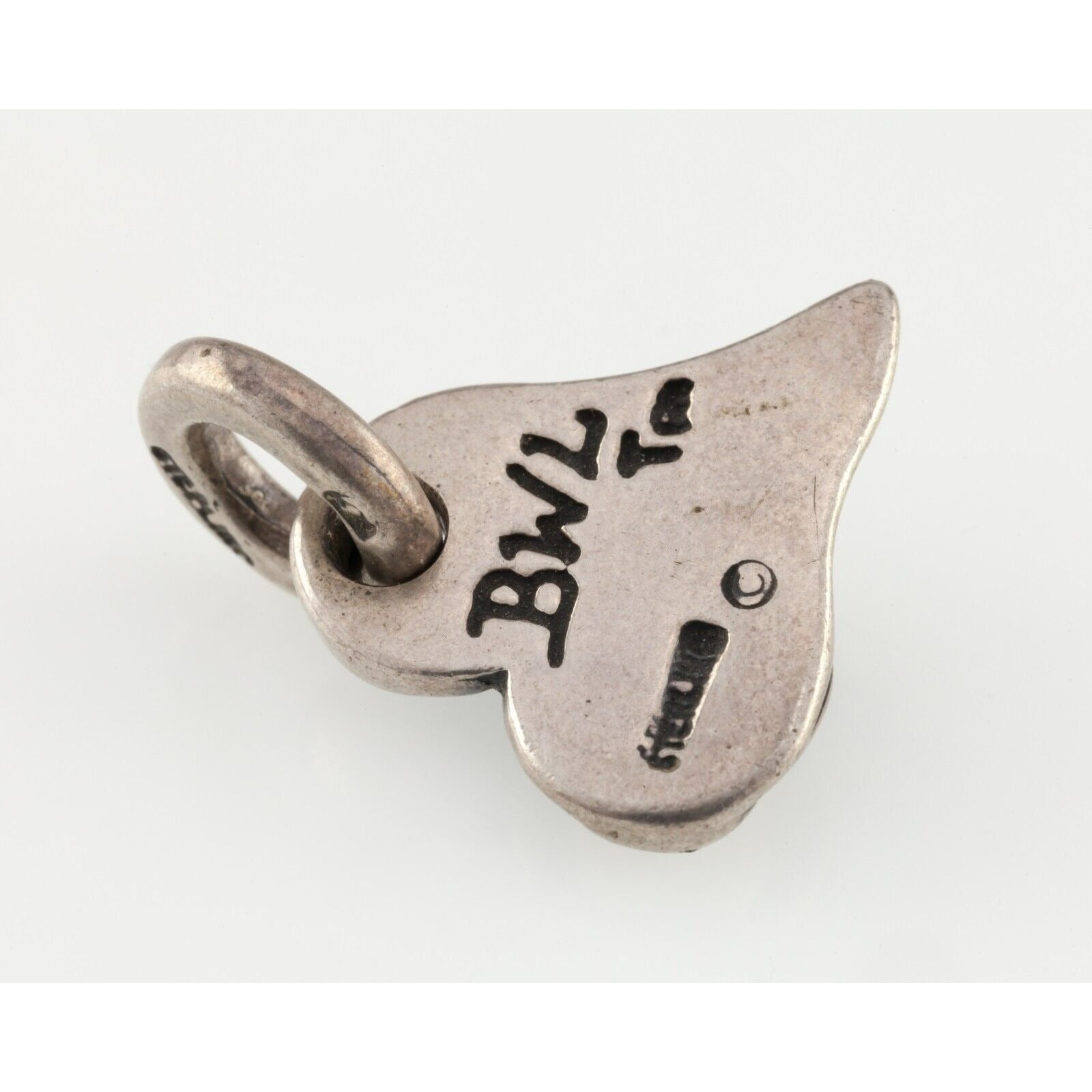 Vintage Bill Wall Sterling Silver Small Heart Charm Pendant