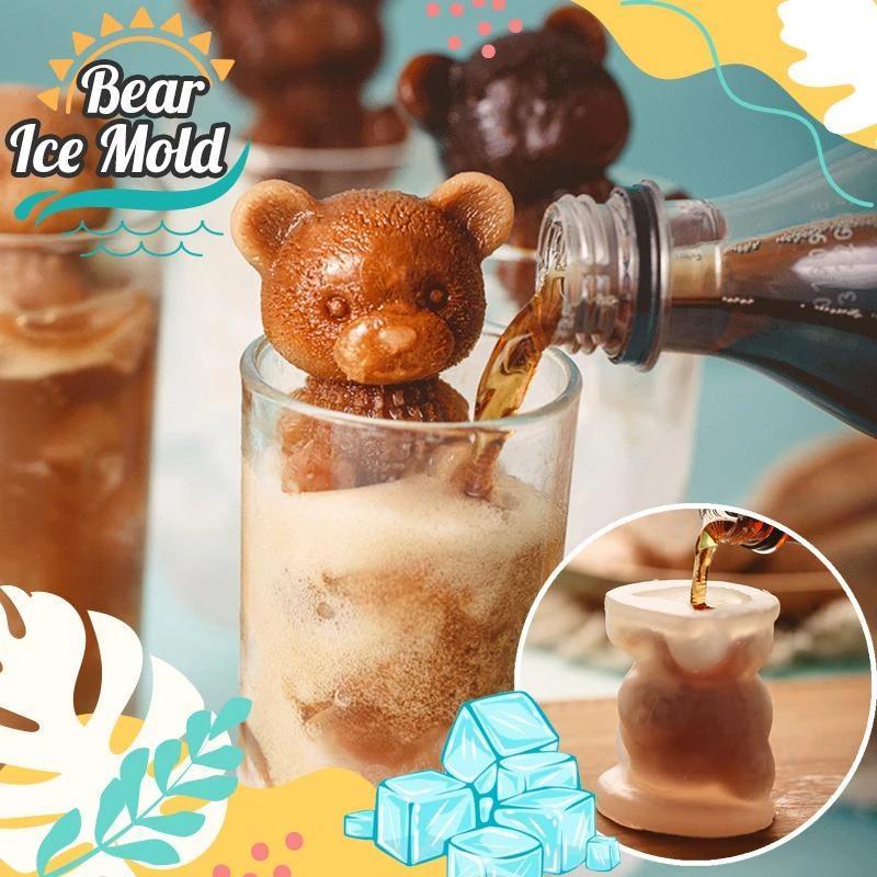 Bear Shaped Silicone Ice Cube Tray