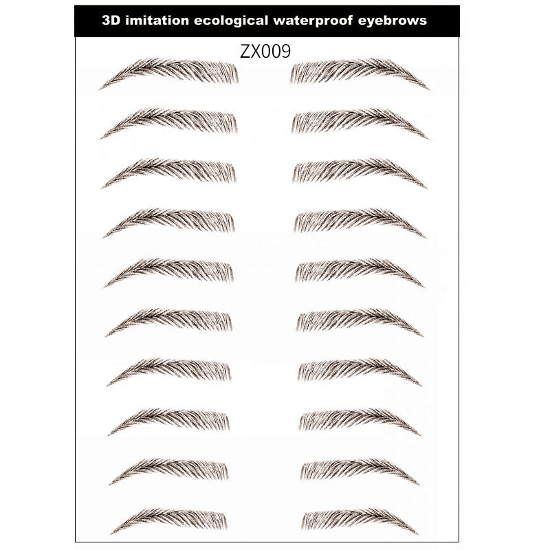 4D Imitation Eyebrow Tattoos - Natural Look, Easy Application