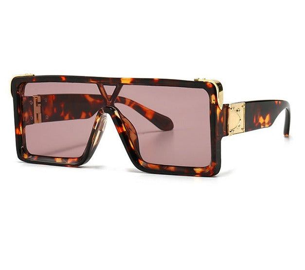 Stylish Vintage Oversized Square Sunglasses