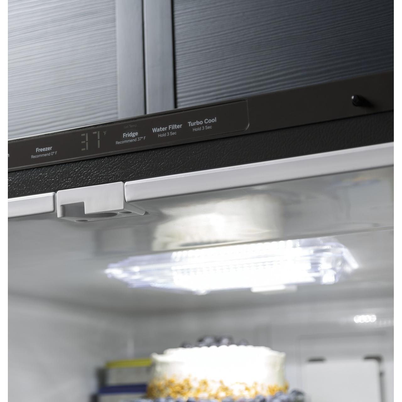 GE 30-inch Bottom Freezer Refrigerator with Interior Ice Maker