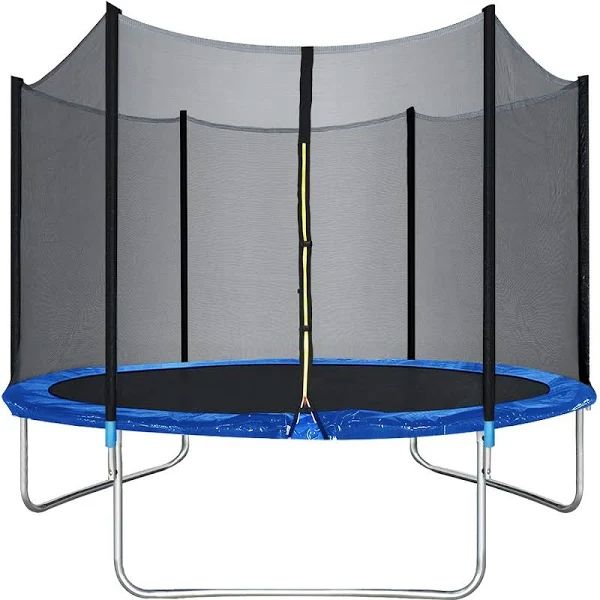 Bestmassage 10 ft Trampoline with Safety Enclosure - Outdoor Fitness Equipment