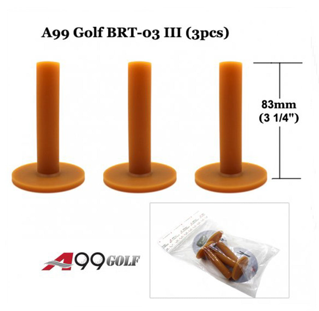 A99 Golf BRT-03 III Rubber Tee Set - 3pcs for Indoor & Outdoor Practice