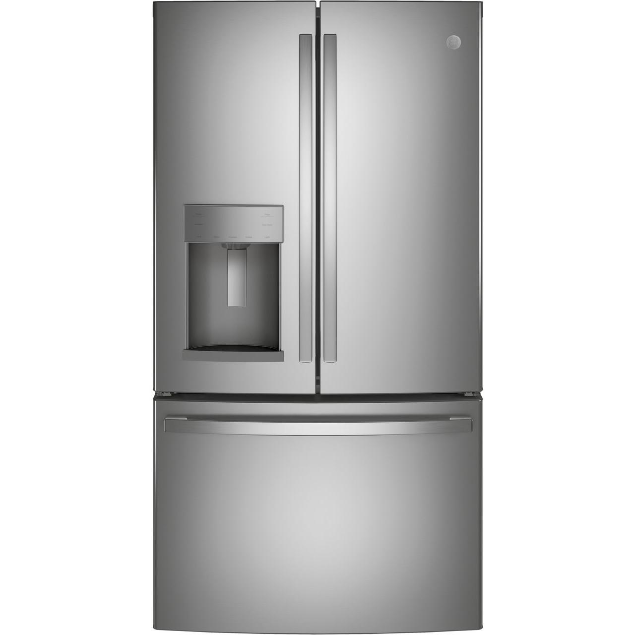 GE 27.8 cu.ft. French-Door Refrigerator with Ice & Water Dispenser