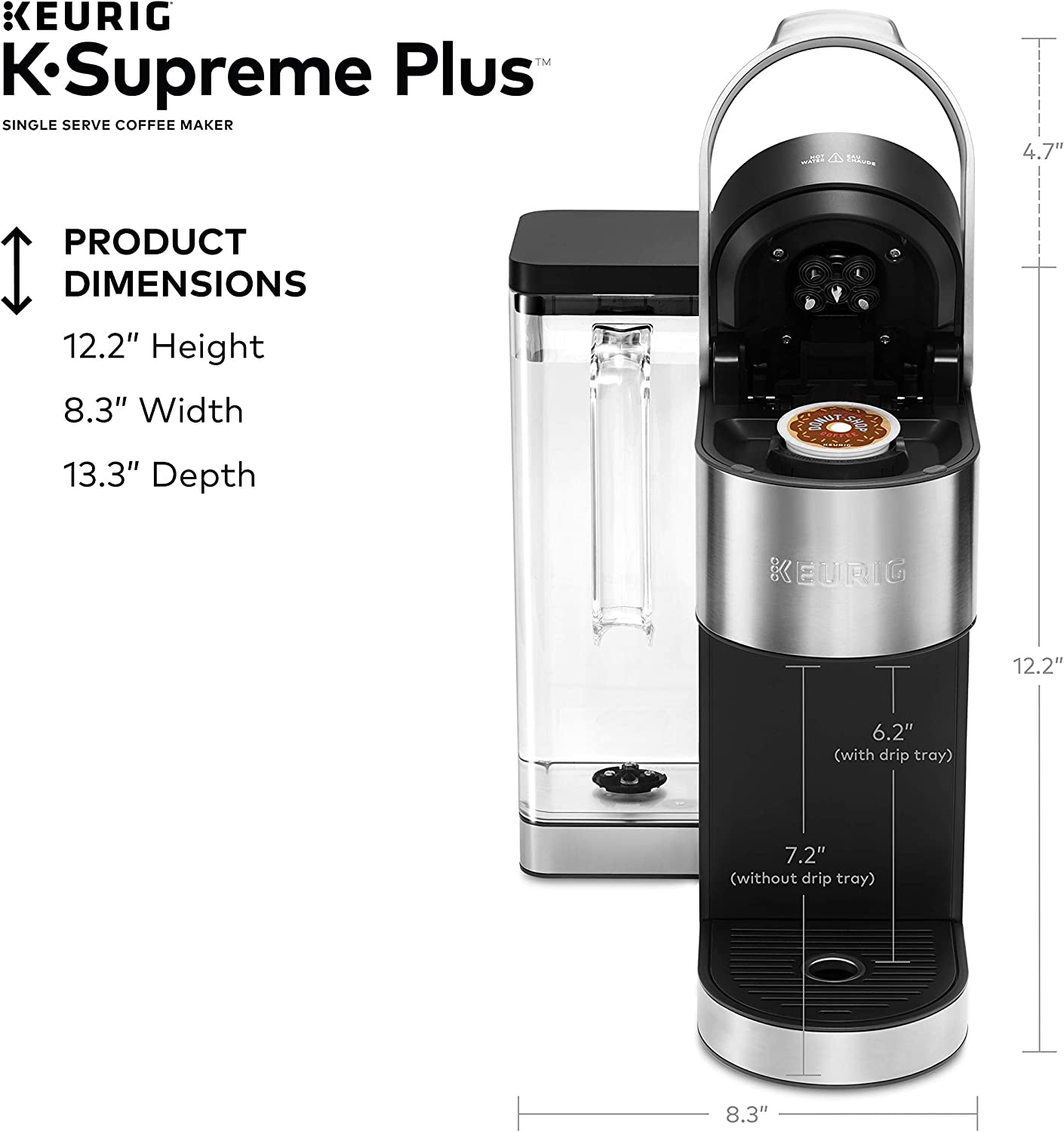 Keurig K-Supreme Plus Single Serve Coffee Maker with Multistream Technology