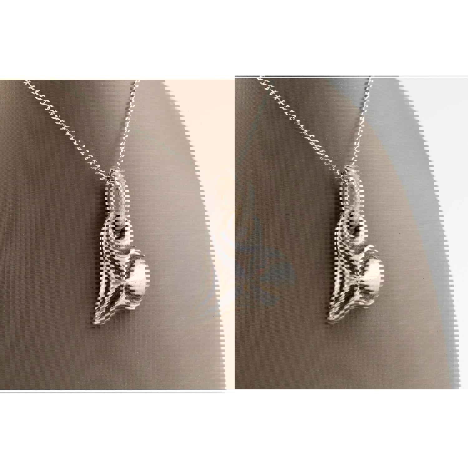 Vintage Bill Wall Sterling Silver Small Heart Charm Pendant