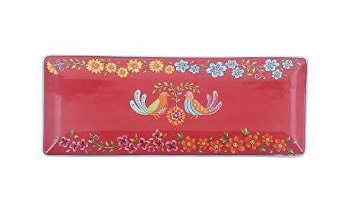 Bico Havana 14" Rectangular Ceramic Serving Platters Set, 2-Piece