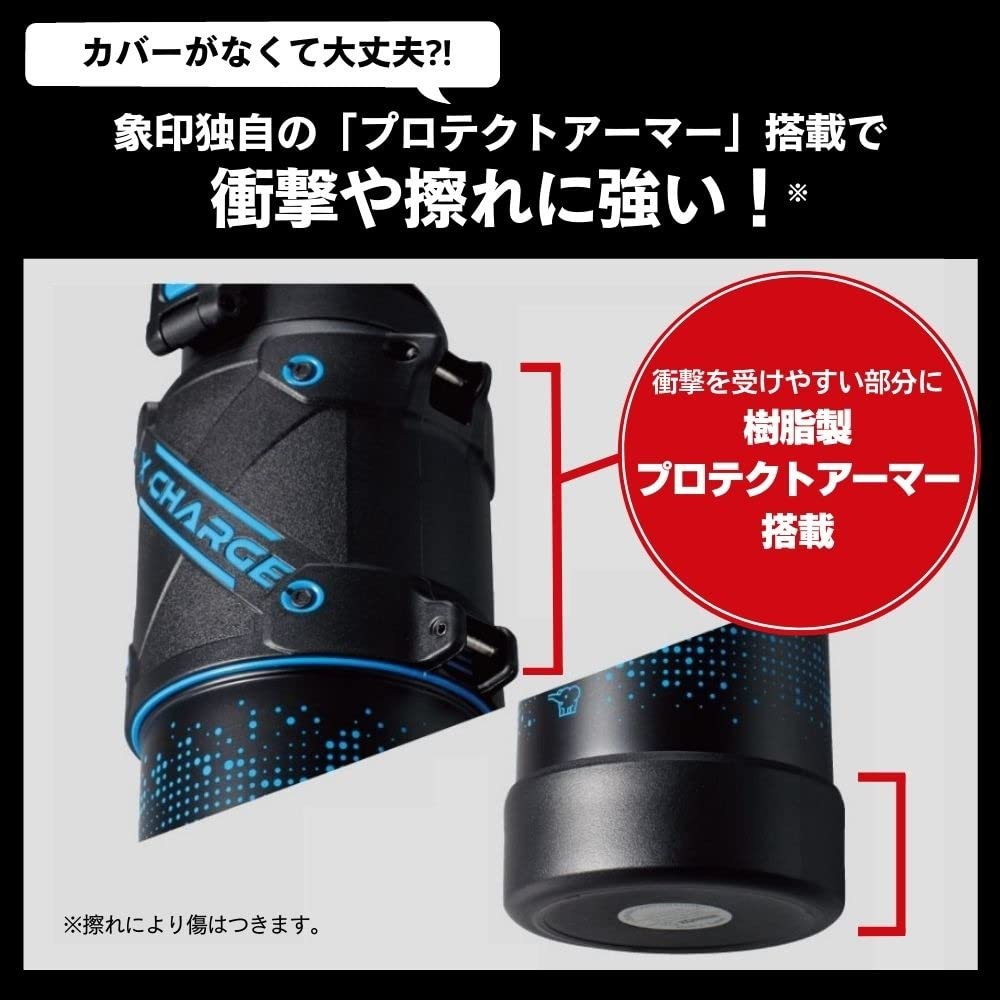 Zojirushi 1.5L Stainless Steel Sports Water Bottle - Blue Black