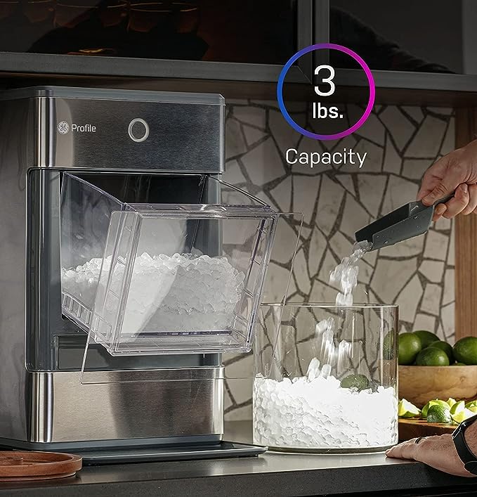 GE Profile Opal Nugget Ice Maker, Open Box - Gray
