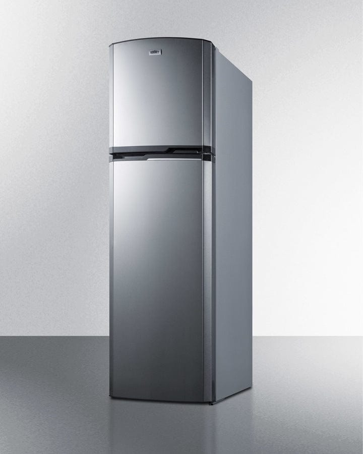 Summit 22" 8.8 cu. ft. Frost-Free Top Freezer Refrigerator - Stainless Steel