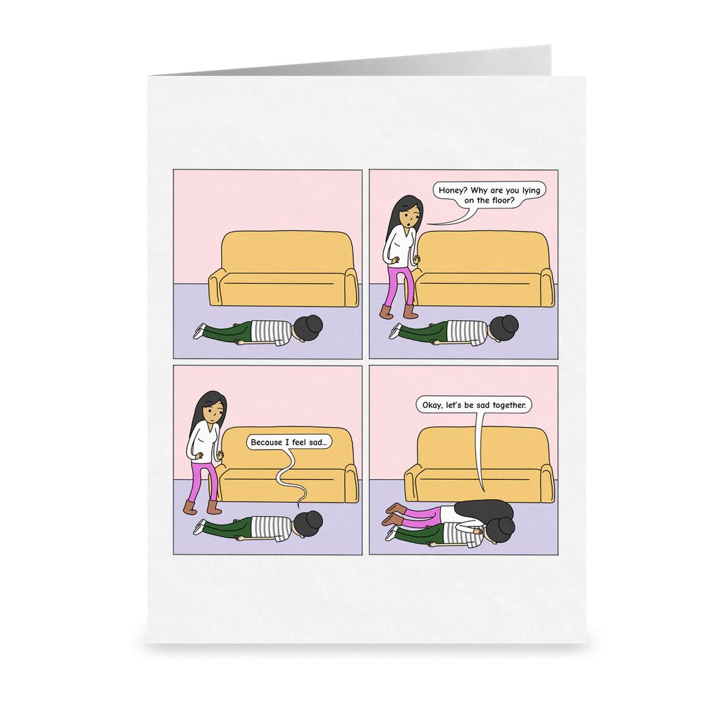 Romantic Lesbian Greeting Card for Special Occasions