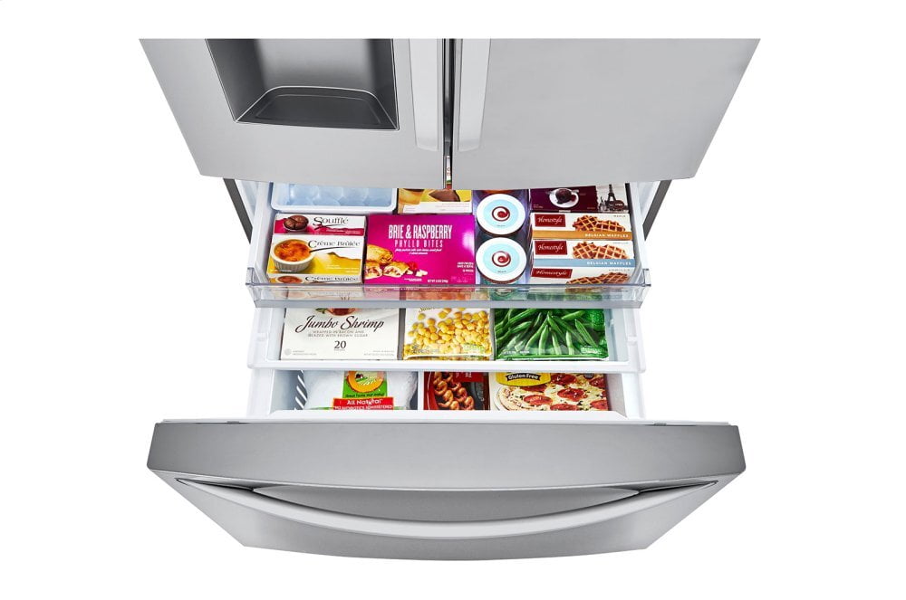LG LRFDS3016S 30 Cu. Ft. Smart Wi-Fi Door-In-Door® Refrigerator with Craft Ice™ Maker