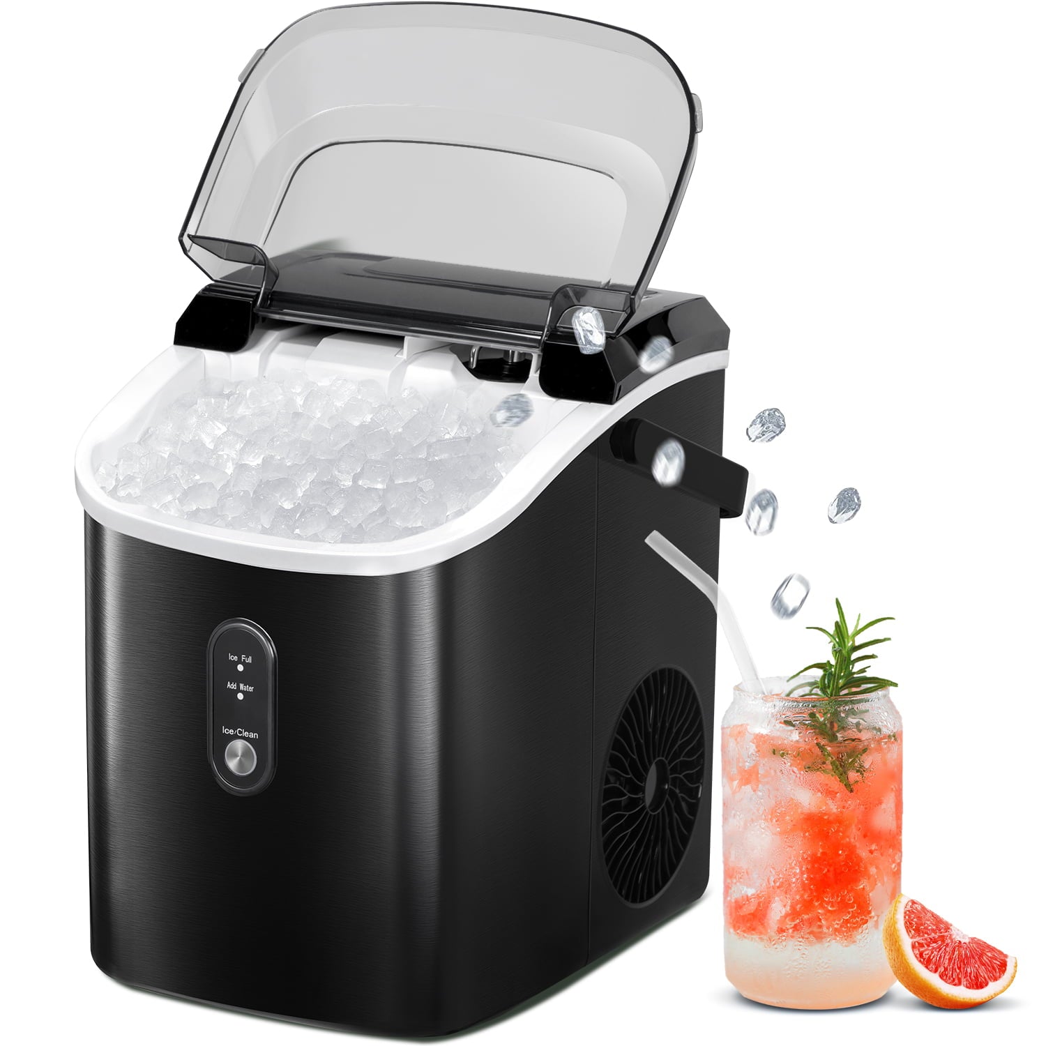 KISSAIR Nugget Ice Maker - Premium Countertop Ice Machine