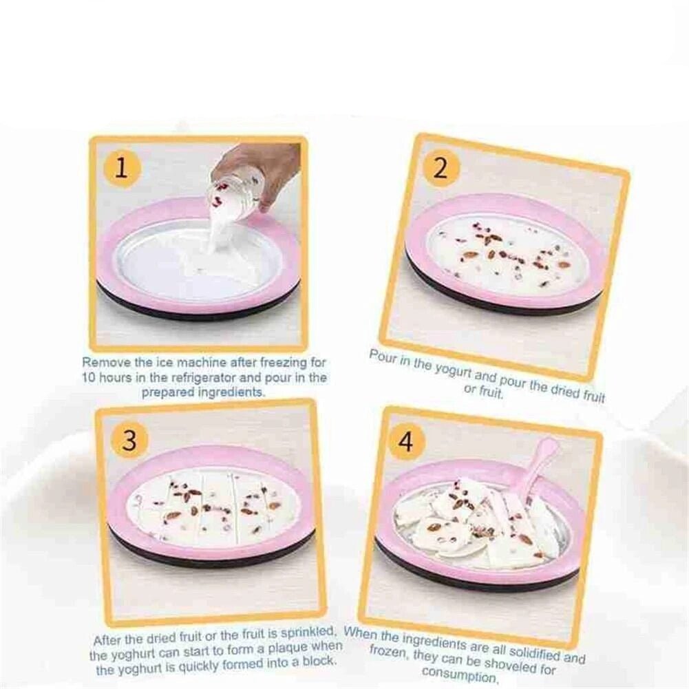 Homemade Ice Cream Pan - Easy & Fast Frozen Treats