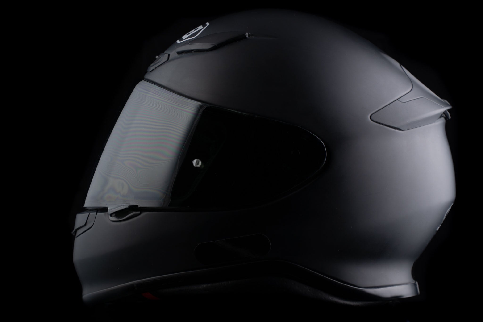 Reflective Motorcycle Helmet Decal - Universal Fit, Medium Size