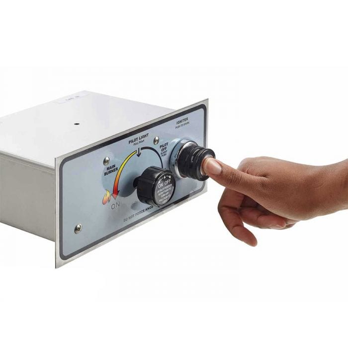 HPC Fire Push Button Ignition Gas Fire Pit Kit