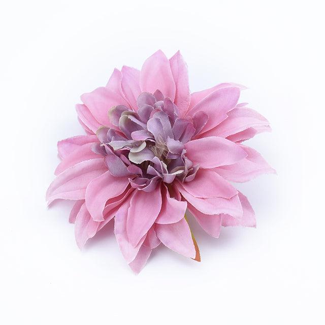10 Pieces Elegant Silk Gerbera Flower Heads for Wedding and Home Decor