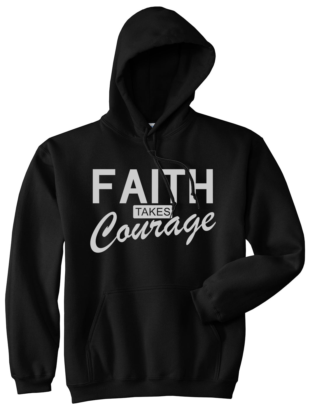 Courageous Faith Men's Pullover Hoodie