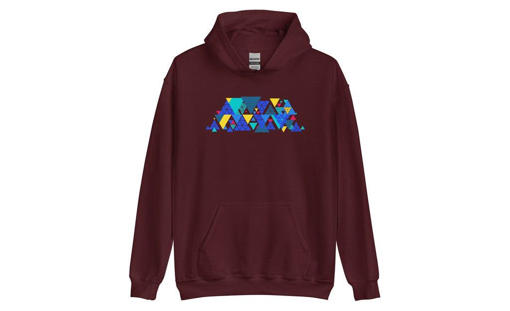 Geometric Pyraminx Hoodie - Cozy and Stylish Sweatshirt