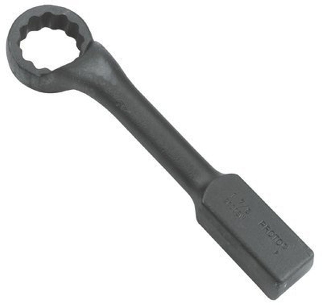 Stanley Proto J2619SW Heavy Duty Offset Striking Wrench - 1-3/16 in. & 30 mm, 12 Point Black Oxide Finish