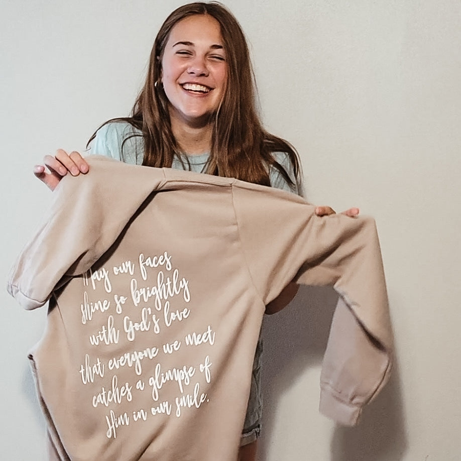 Sunburst Hoodie Sweatshirt - Luke 1:79 Christian Inspiration