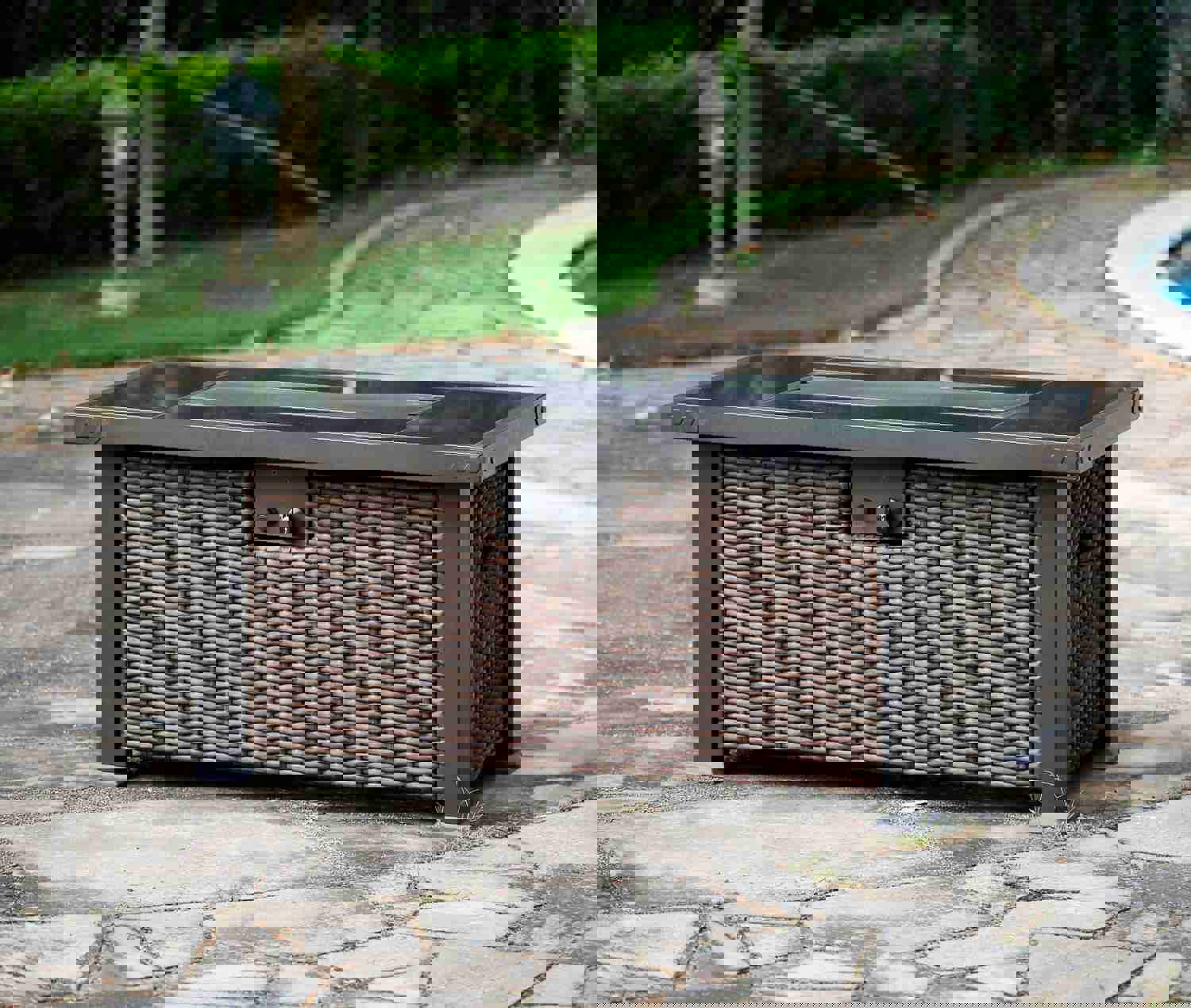 52" Rectangular Gas Fire Pit Table with CSA Certification